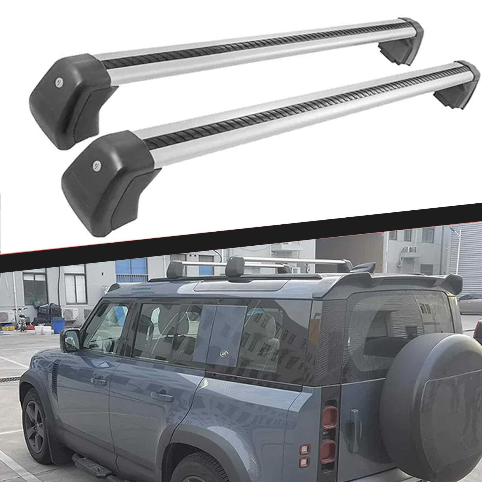 LAND ROVER DEFENDER L663 110 & 130 OEM STYLE CROSS BARS – SILVER - Storm Xccessories2