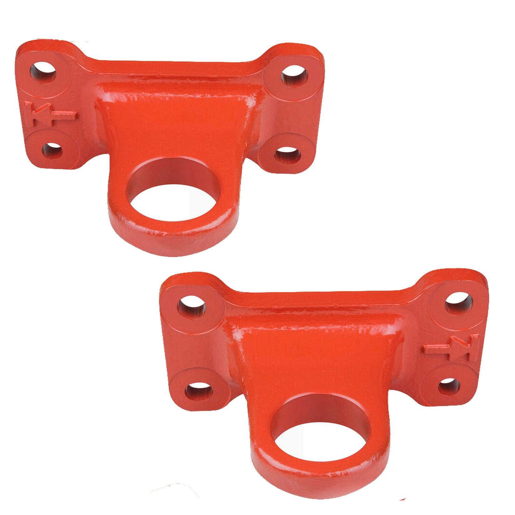 LAND ROVER DEFENDER L663 90 &amp; 110 2020 ON OEM STYLE REAR TOW HOOK- PAIR - IN RED - Storm Xccessories2