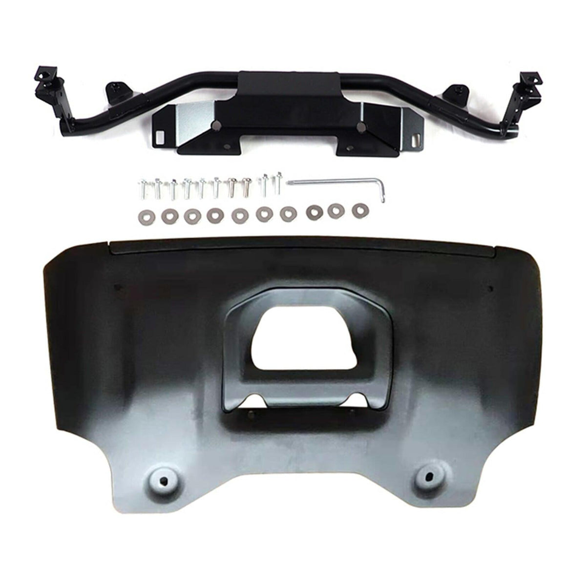 LAND ROVER DEFENDER L663 90 & 110 2020 ON OE FIT SUMP GUARD SKID PLATE IN SILVER - Storm Xccessories2