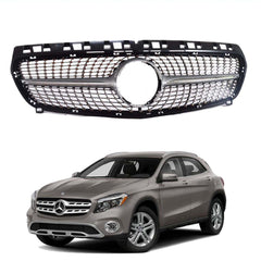 MERCEDES GLA X156 2017 ON - DIAMOND STYLE UPGRADE FRONT GRILLE - Storm Xccessories2