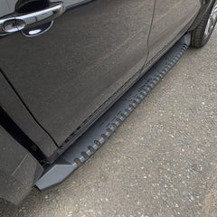 MITSUBISHI L200 SERIES 5 - 6 - DOUBLE CAB - STX METAL SIDE STEPS RUNNING BOARDS - BLACK - Storm Xccessories2