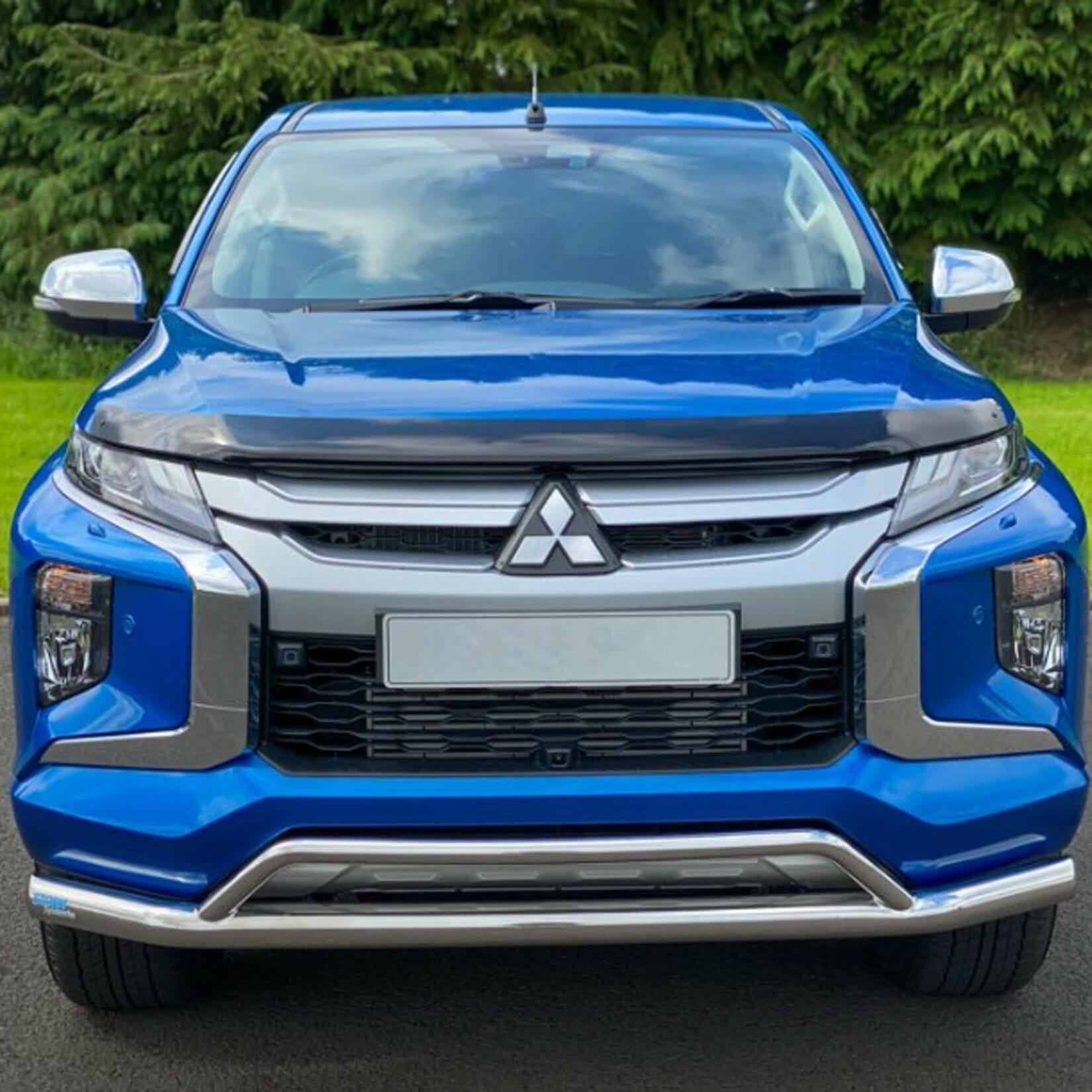 MITSUBISHI L200 SERIES 6 2019 ON – CITY SPOILER BAR - DOUBLE DECK – STAINLESS STEEL - Storm Xccessories2