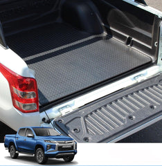 Mitsubishi L200 Series 6 2019 On Double Cab Load Bed Rubber Mat In Black