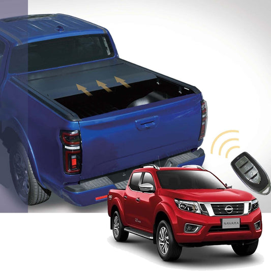 NISSAN NAVARA NP300 2016 ON - DOUBLE CAB - RIDGEBACK AUTO ELECTRIC ROLL TOP COVER - Storm Xccessories2