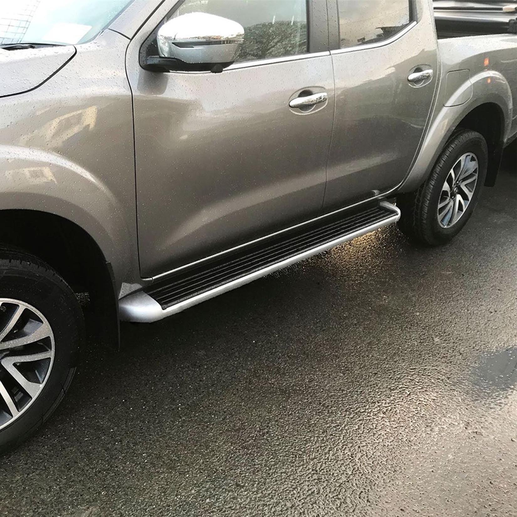 NISSAN NAVARA NP300 2016 ON - DOUBLE CAB RUNNING BOARDS SIDE STEPS - OE STYLE - PAIR - Storm Xccessories2