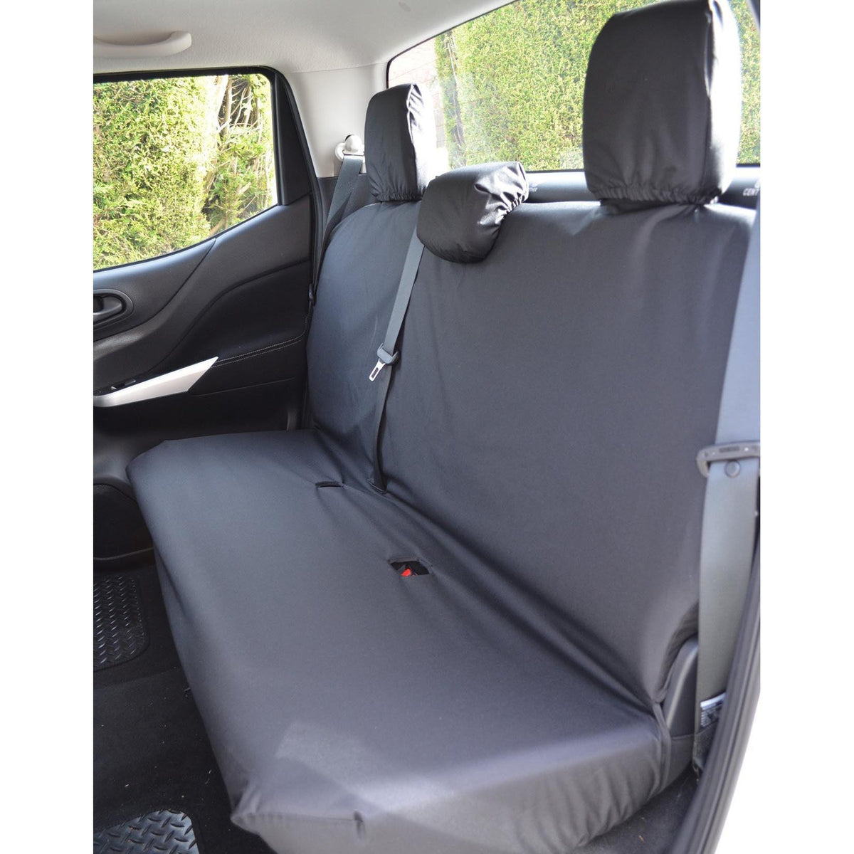 Nissan Navara Np300 2016 On - Rear Seat Covers - Black