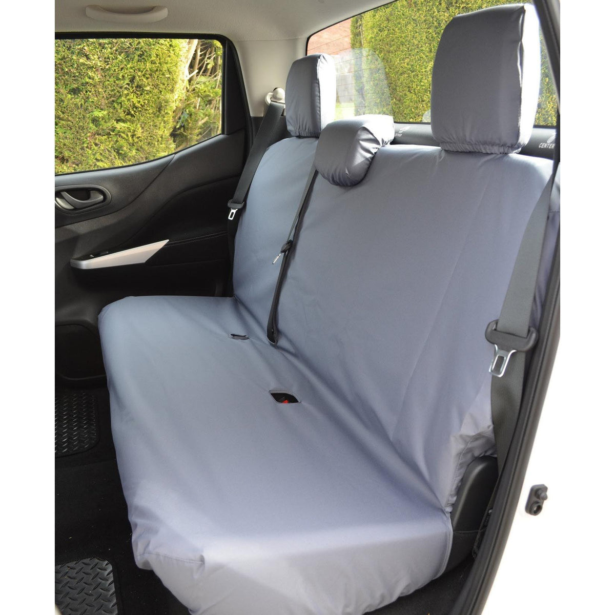 Nissan Navara Np300 2016 On Rear Seat Covers - Grey