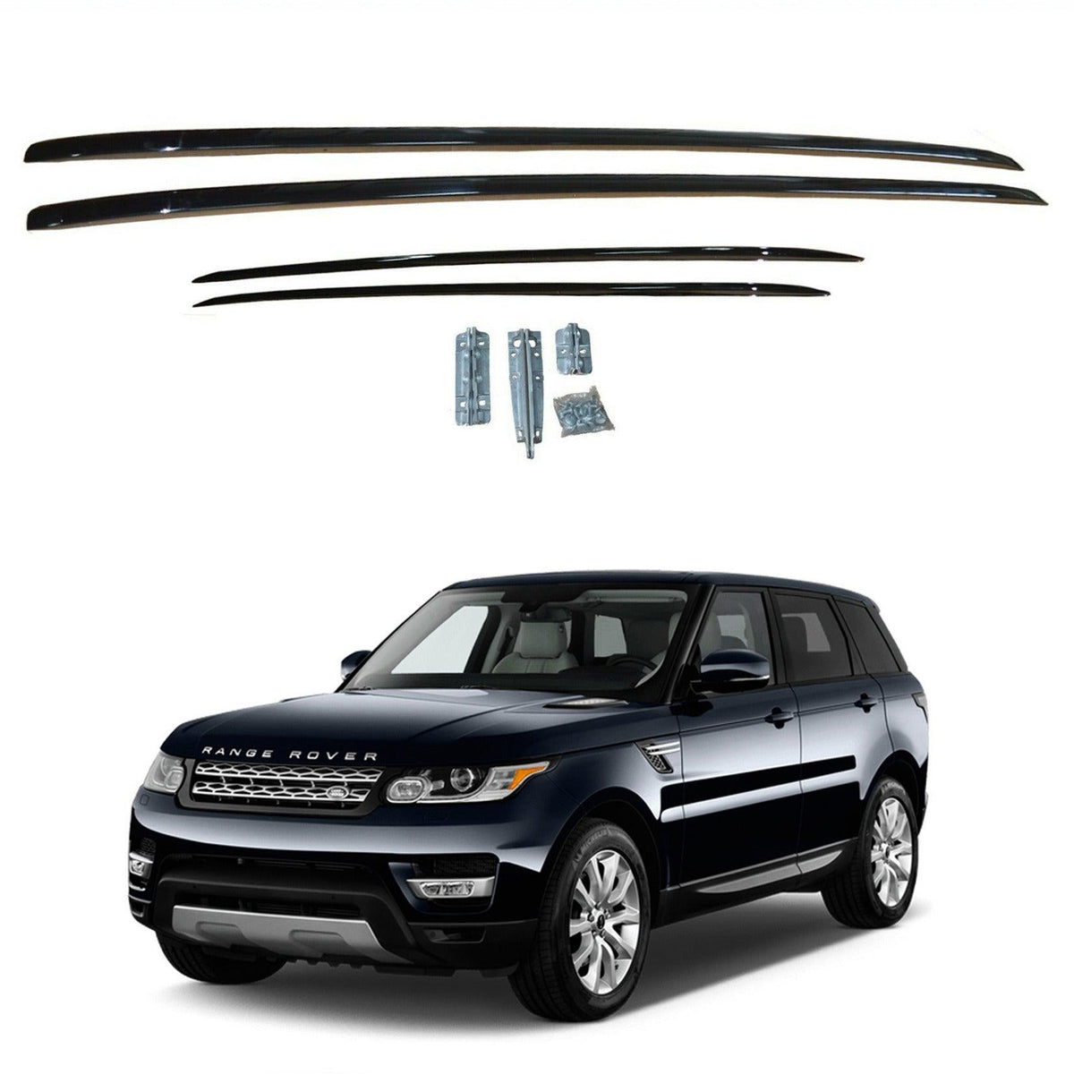 RANGE ROVER SPORT 2014 ON - OE STYLE ROOF BARS RAILS - BLACK - PAIR - Storm Xccessories2