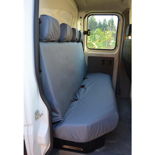 RENAULT MASTER VAN 2010 ON CHASSIS CAB REAR SEAT COVERS - GREY - Storm Xccessories2