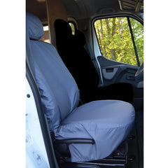 RENAULT MASTER VAN 2010 ON SINGLE DRIVER'S SEAT COVER - GREY - Storm Xccessories2