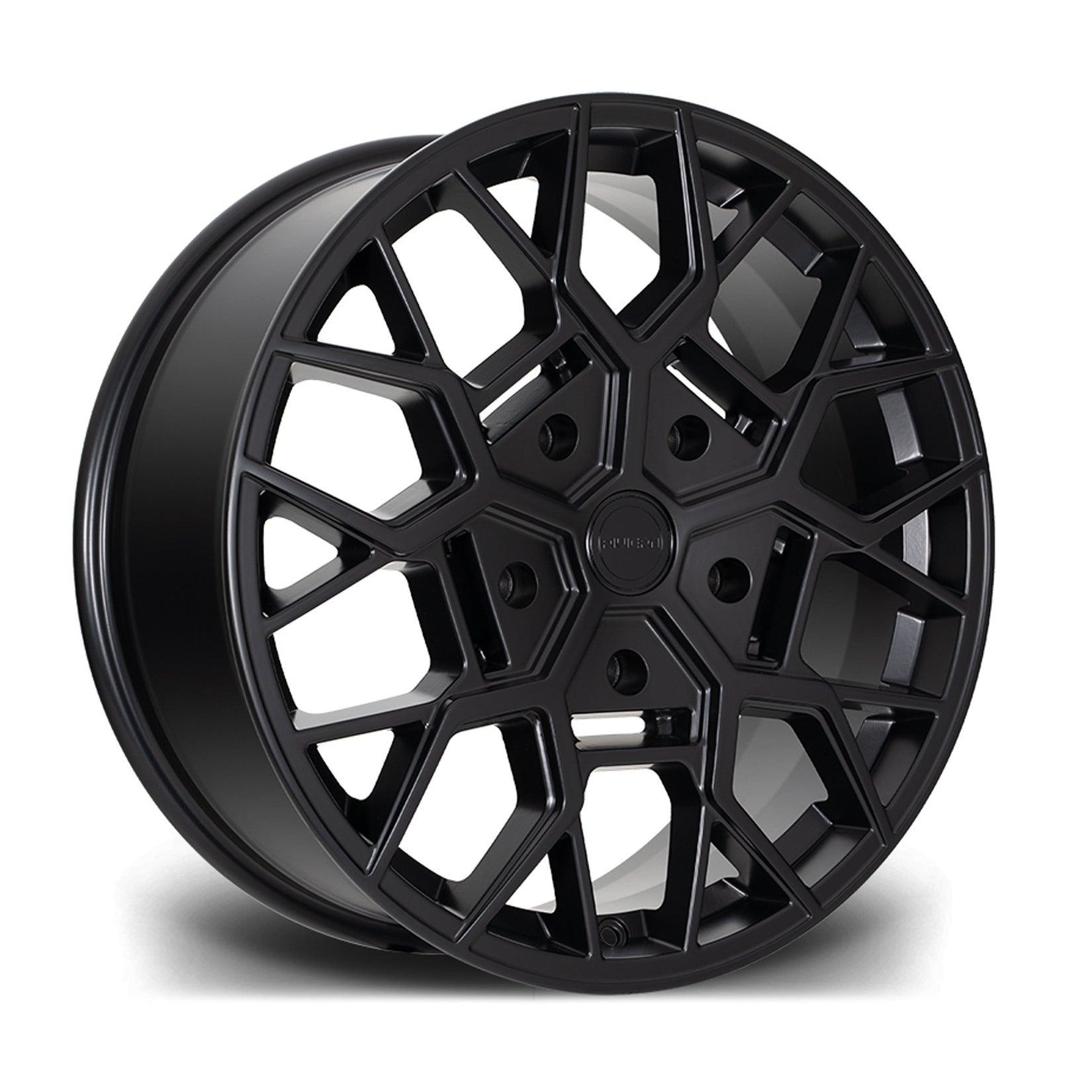 Riviera Rtx Satin Black - 20 Inch Alloys - 5x160 - Qty 1