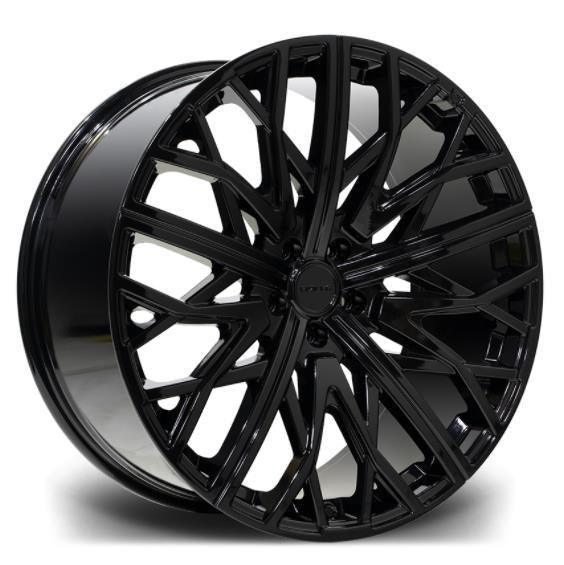 RIVIERA RV131 GLOSS BLACK 22 INCH ALLOYS - 5X120 - Storm Xccessories2