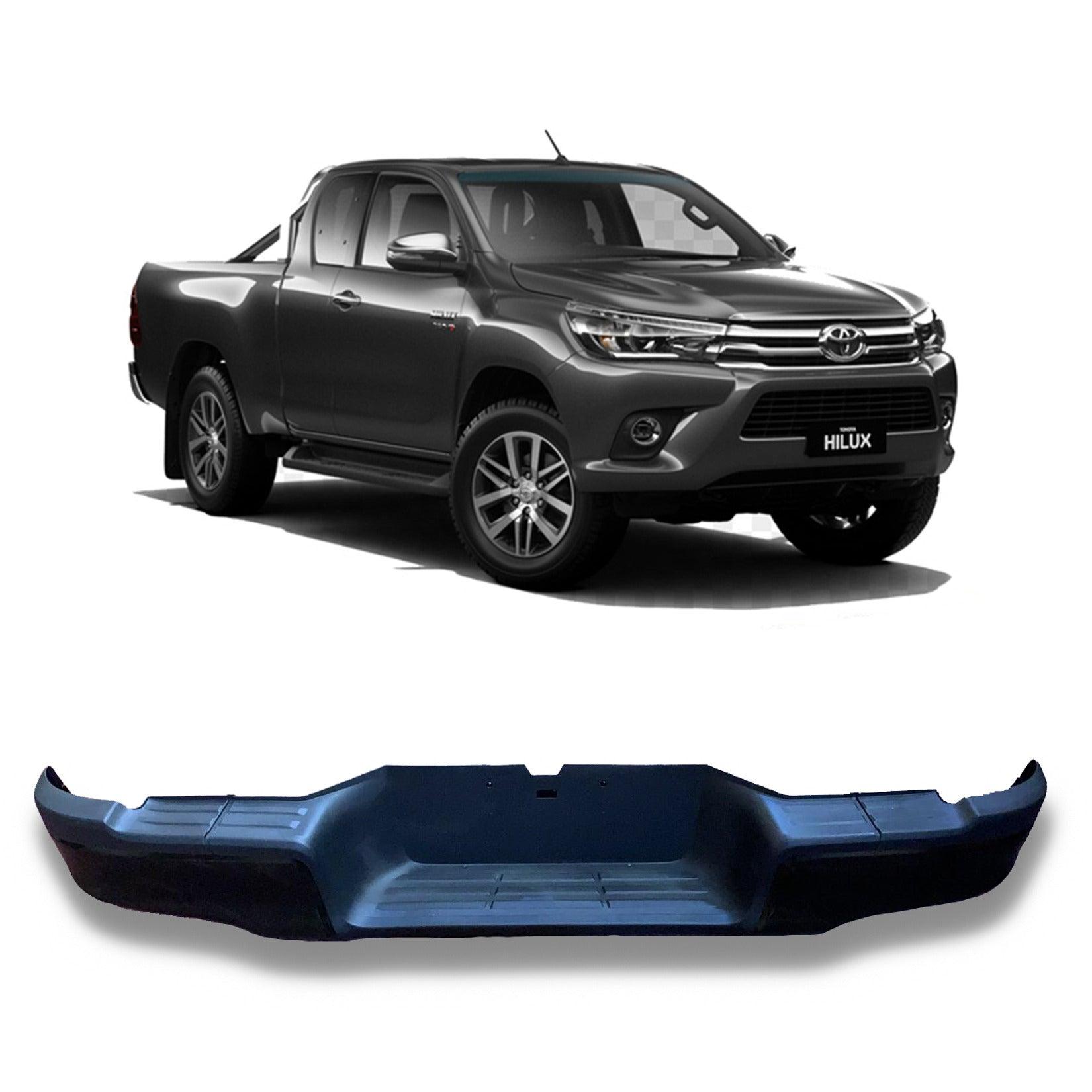 TOYOTA HILUX 2016 ON - REPLACEMENT REAR BUMPER - BLACK - Storm Xccessories2