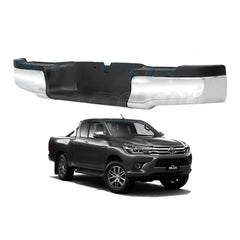 TOYOTA HILUX 2016 ON - REPLACEMENT REAR BUMPER - STAINLESS STEEL - Storm Xccessories2