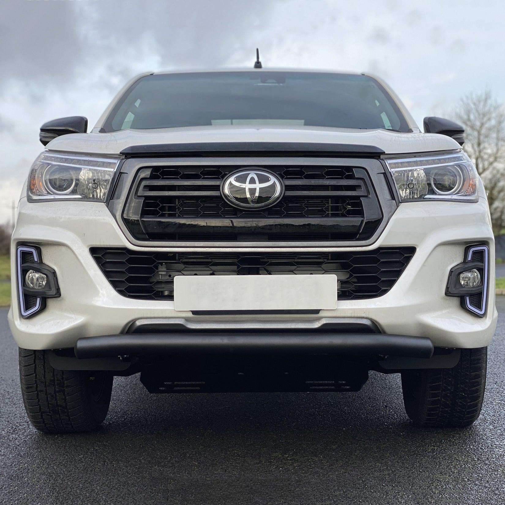 TOYOTA HILUX 2019 ON - FACELIFT FOG LIGHT SURROUNDS WITH LED'S (INVINCIBLE X ONLY) - Storm Xccessories2