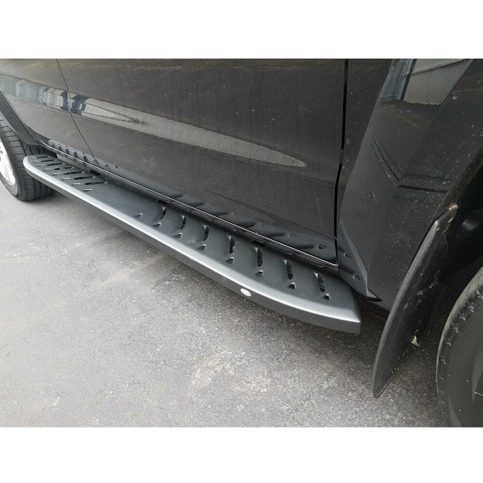 Toyota Hilux Mk8 2016 On Double Cab Shark Running Boards In Black