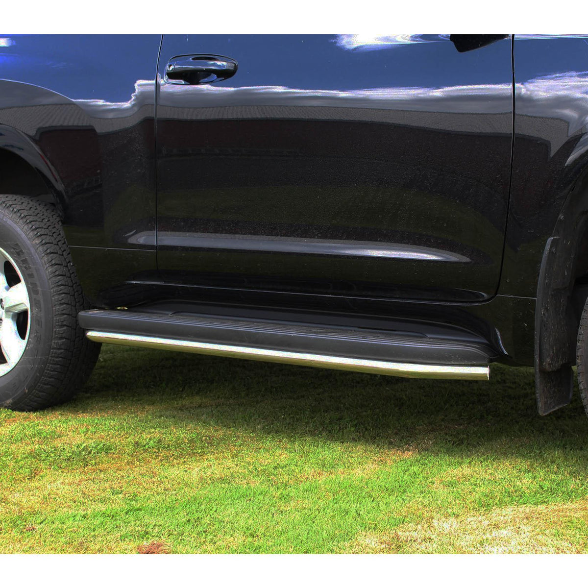 TOYOTA LAND CRUISER LC150 2009 ON SWB SIDE STEP FINISHER BARS - Storm Xccessories2