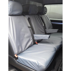TOYOTA PROACE 2016 ON REAR TRIPLE PASSENGER SEAT COVERS - GREY - Storm Xccessories2