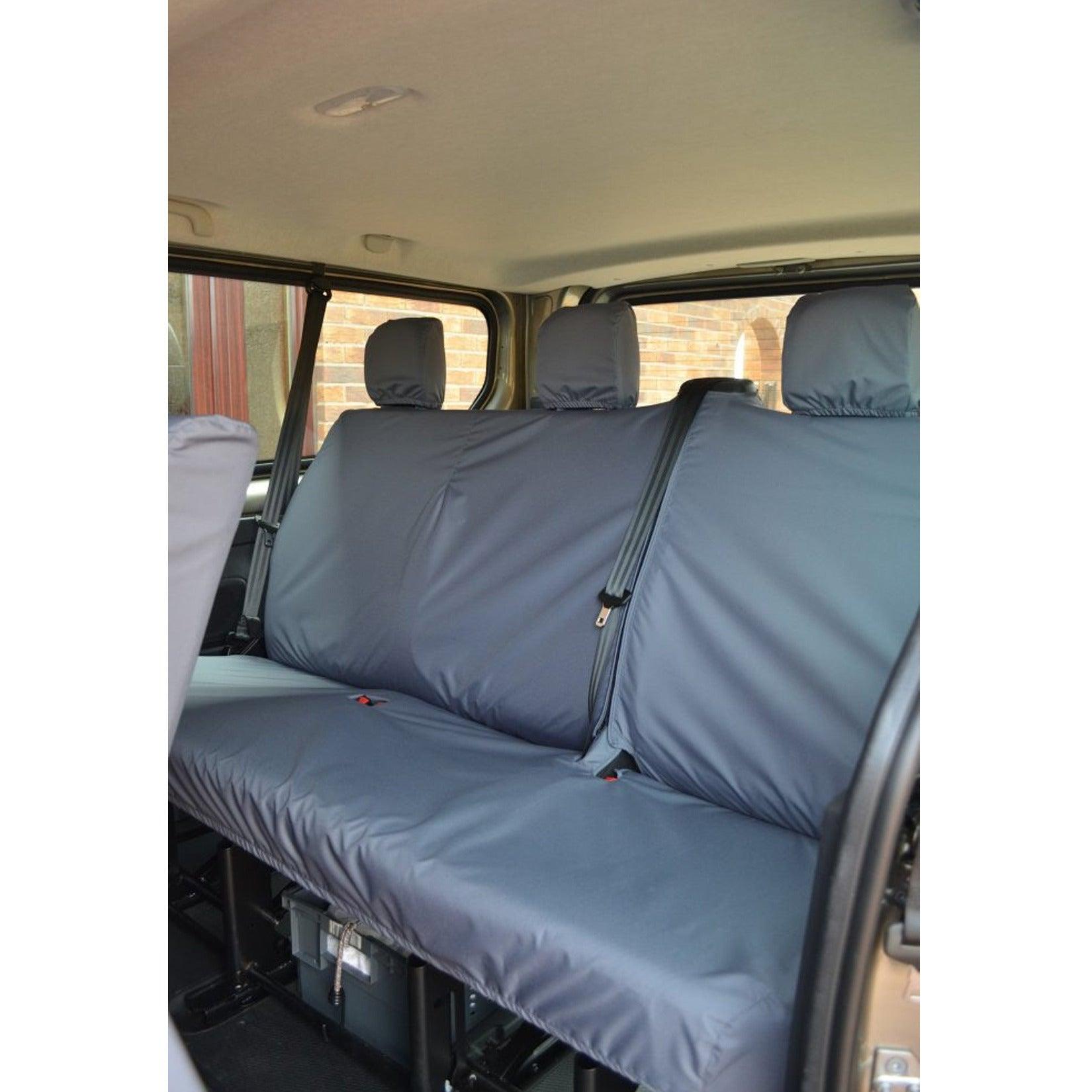 Vauxhall Vivaro 2014-2019 3rd Row Passenger Seat Covers - Grey