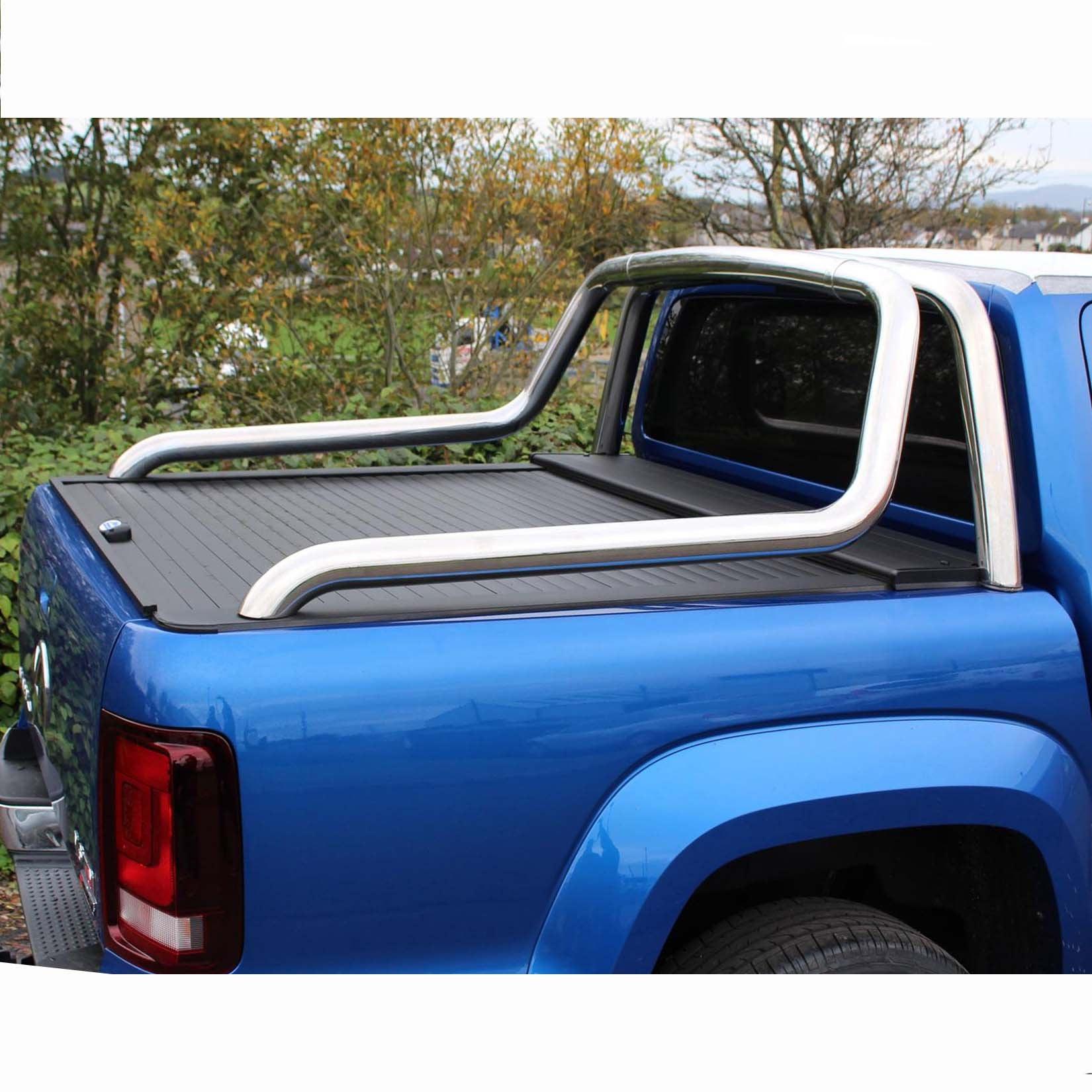 VW AMAROK 2010-2022 CANYON STAINLESS STEEL ROLL BAR - 76MM - Storm Xccessories2