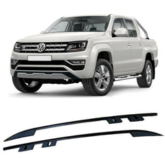 Vw Amarok 2010-2022- Double Cab - Roof Bars - Rails - Black - Style 2