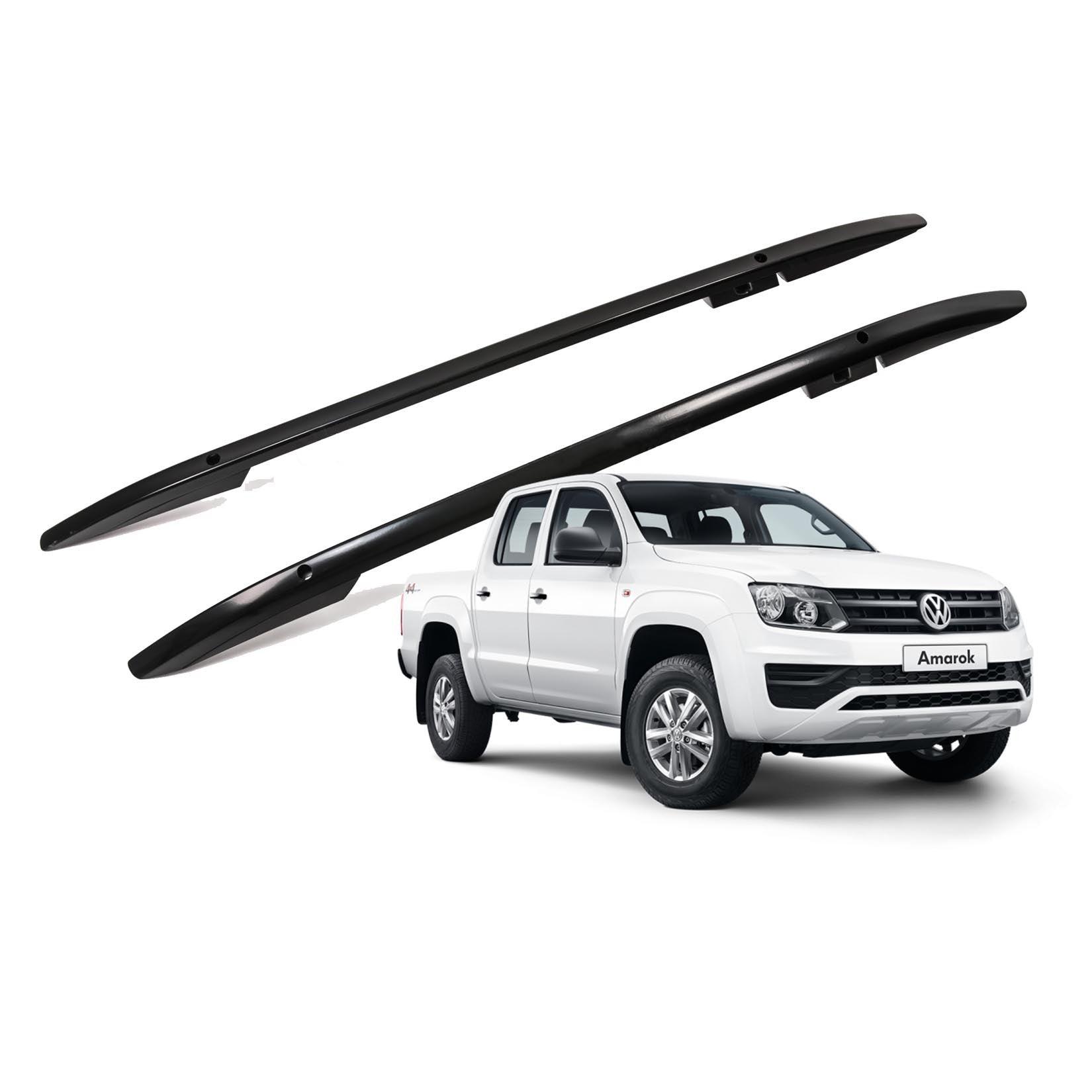 Vw Amarok 2010-2022 Roof Bars - Roof Rails - Black - Pair