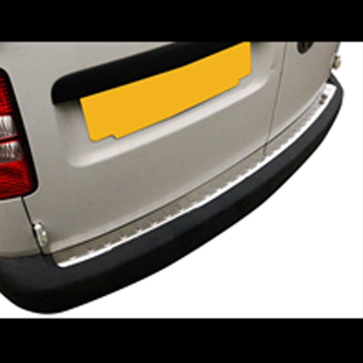 VW CADDY 2004-2014 STAINLESS STEEL REAR BUMPER PROTECTOR - Storm Xccessories2