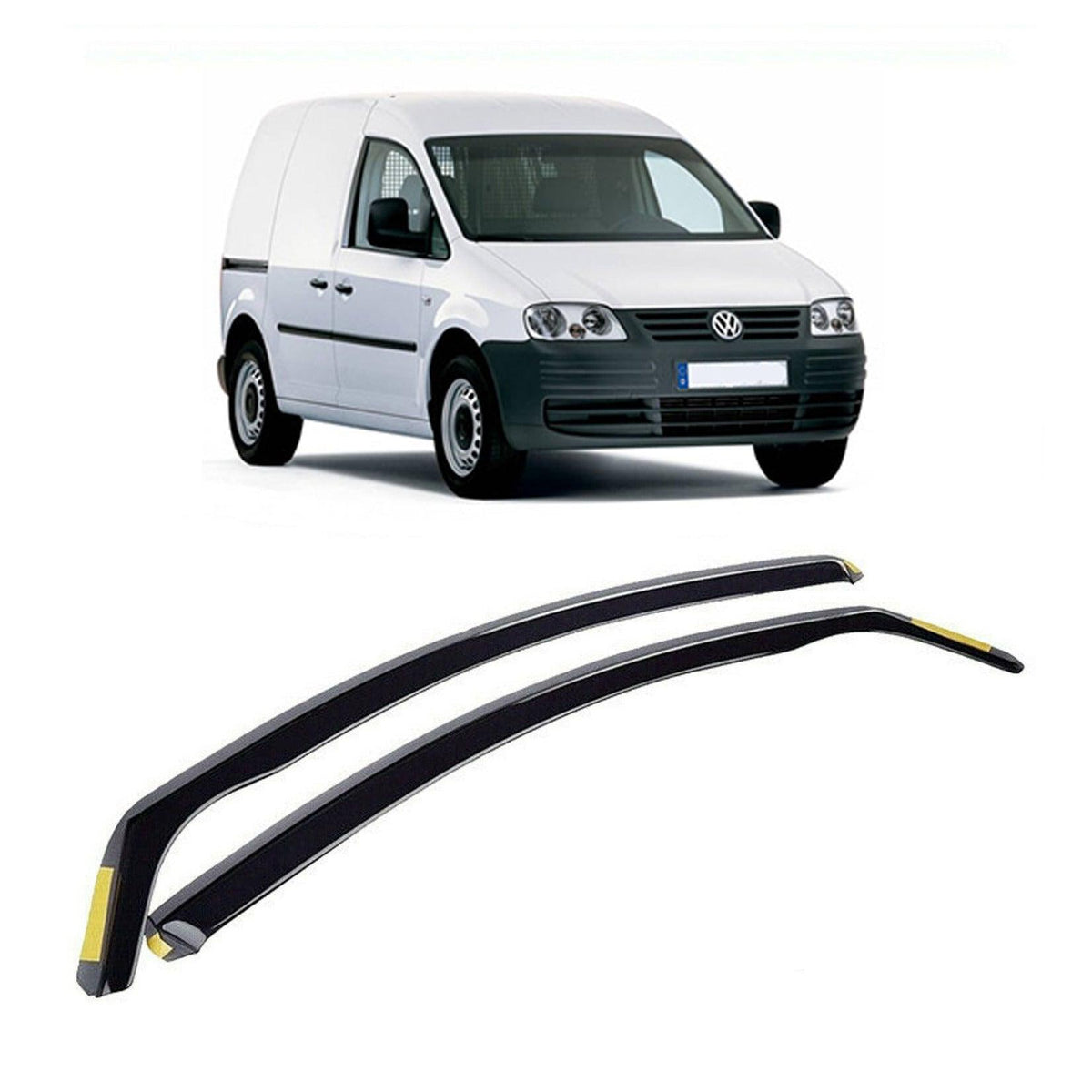 Vw Caddy 2004-2020 Stx Internal Wind Deflectors - W129 - 2 Pcs