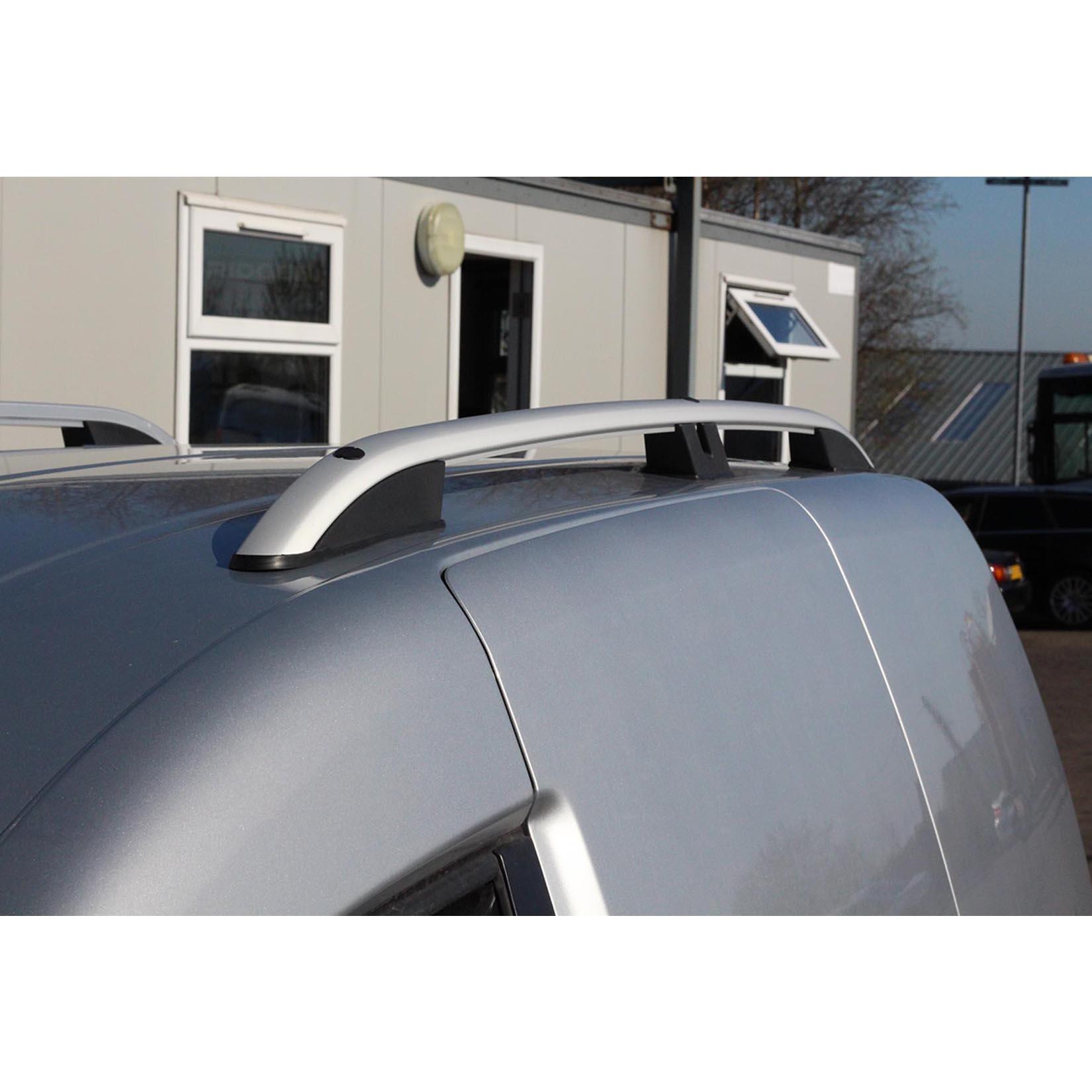 VW CADDY 2010-2020 SWB ALUMINIUM ROOF BARS IN SILVER - Storm Xccessories2