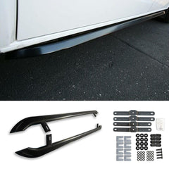 Vw Transporter T5 & T6 Swb 2003-2023 Trapezoid Side Bars In Gloss Black